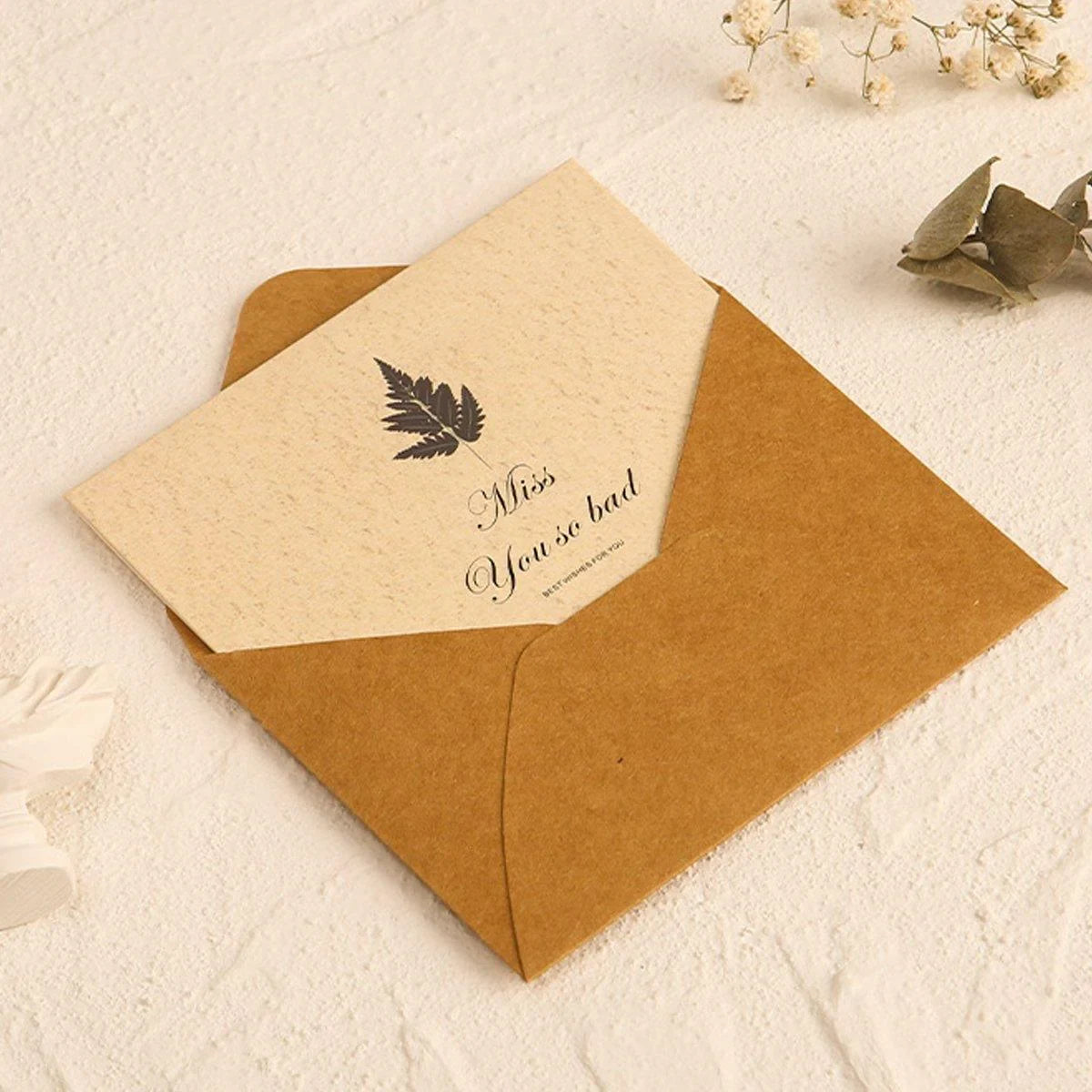 6 PCS Retro Greeting Cards With Envelopes