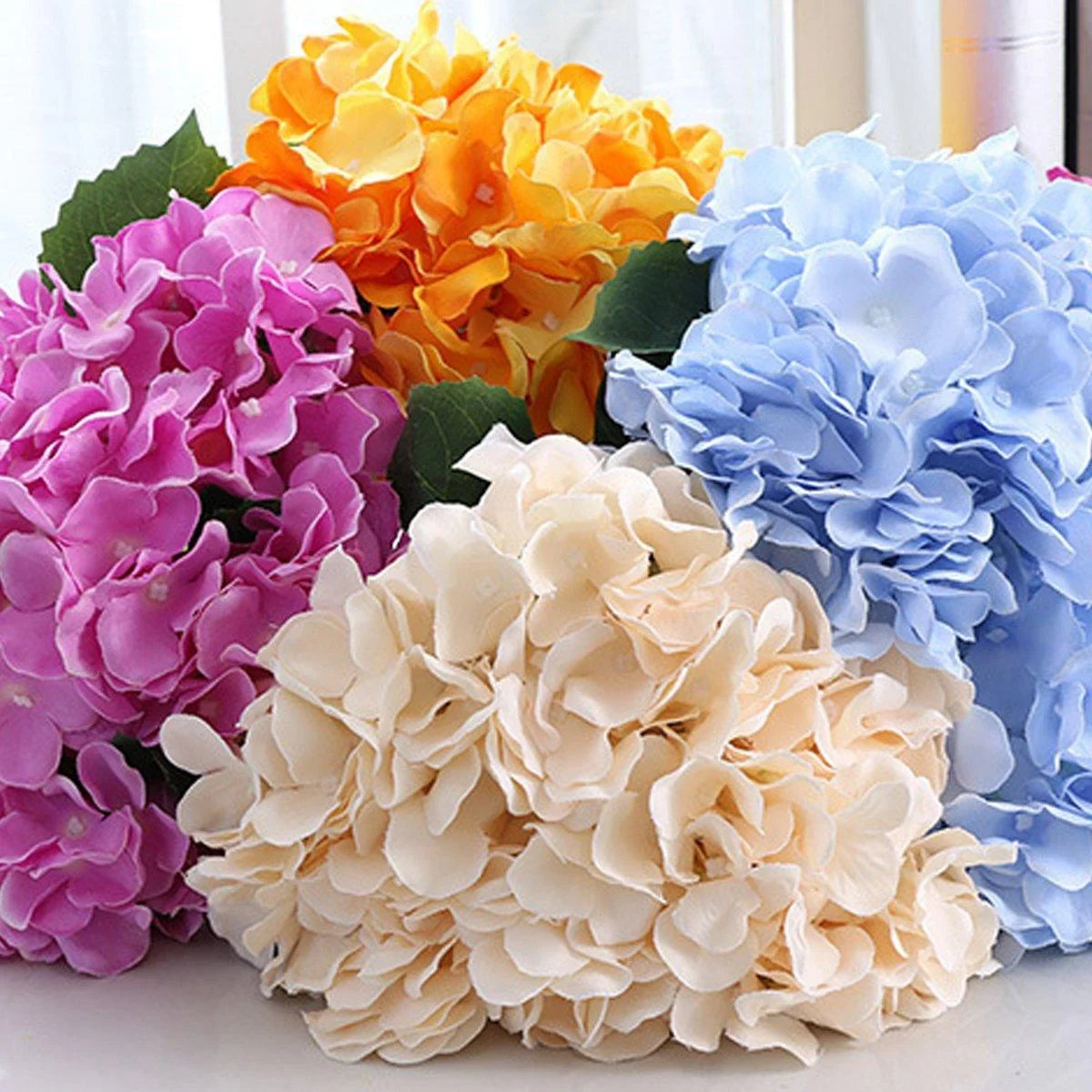 Hydrangea Artificial Flowers 3PCS