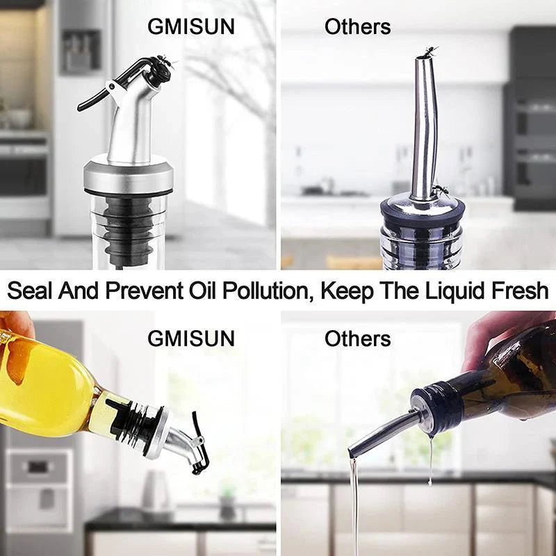 250/500ml Olive Oil Vinegar Dispenser Glass Bottle Kitchen Tools Cooking 1-2PCS