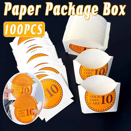White Cardboard Bread Boxes 100PCS