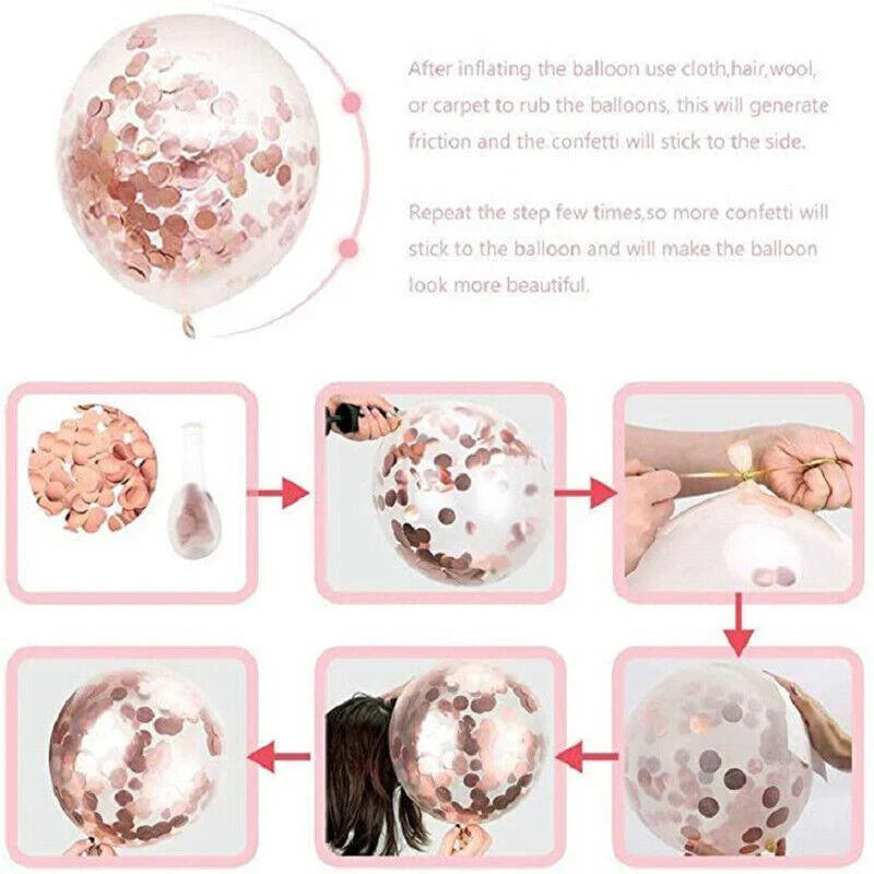Birthday Balloons Party Decorations Sequin 1Set