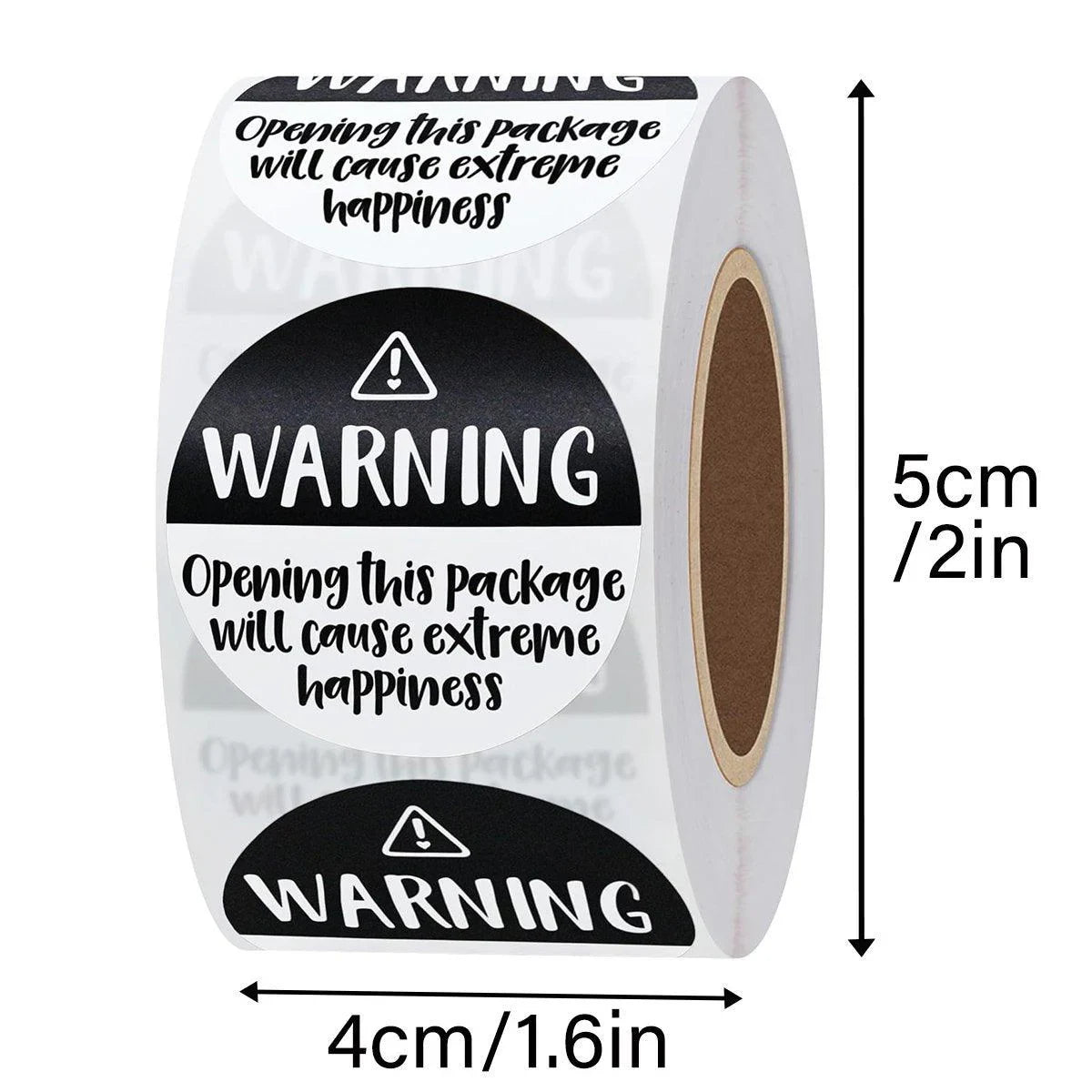 Warning Sticker Safety Stickers 8 Pattern 500PCS