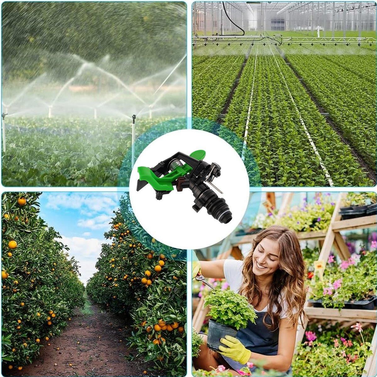 Agricultural Irrigation Lawn Rotating Sprinkler Heads 6Colours 1PCS