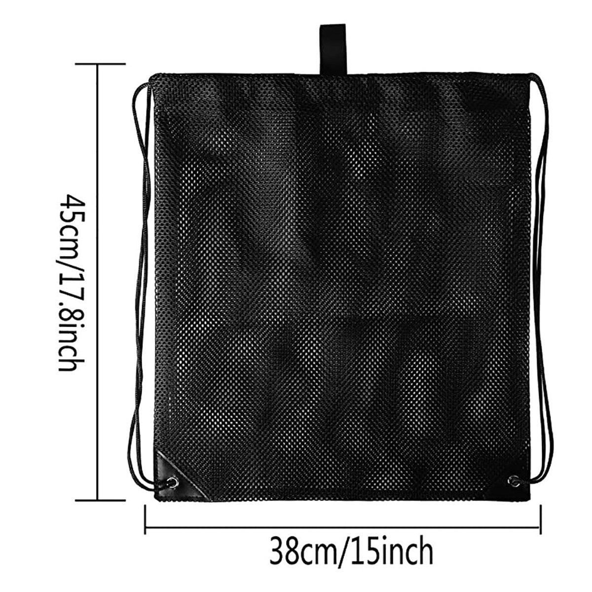 Drawstring Beach Clothes Mesh Storage Sports Fitness 4PCS
