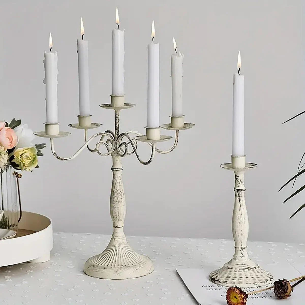 Metal Candlestick Holder 1PC