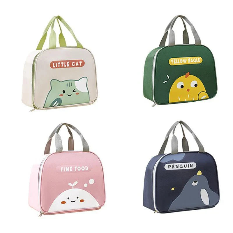 Elevate mealtime with our Cute Cartoon Lunch Bag for Boys and Girls, a delightful addition to your daily routine.