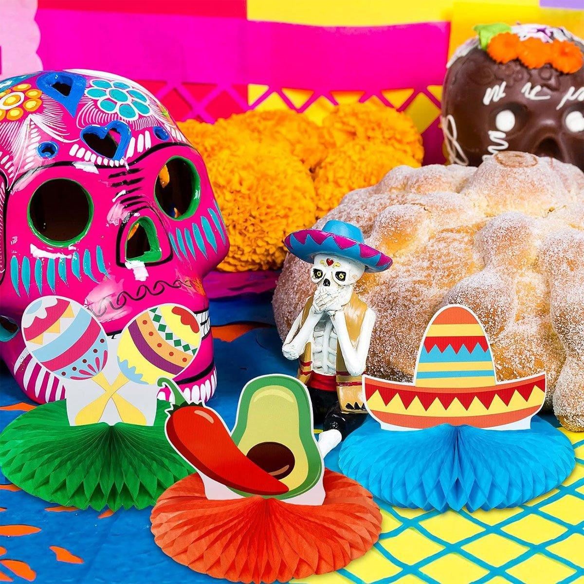 3 Set Honeycomb Tissue Paper Ball Bottom Party Decoration