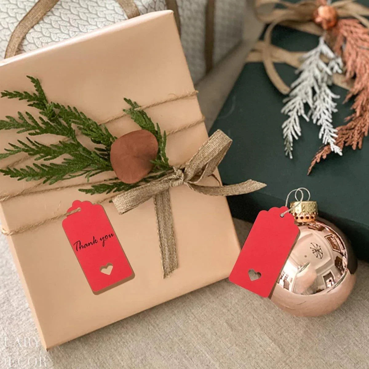 Add a personal and heartfelt touch to your gifts and decorations with these charming Valentine's Day love tags.