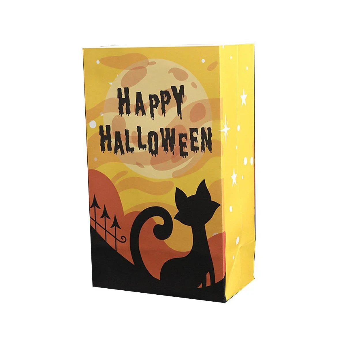 Halloween Kraft Paper Candy Bags 4 Colors 25PCS