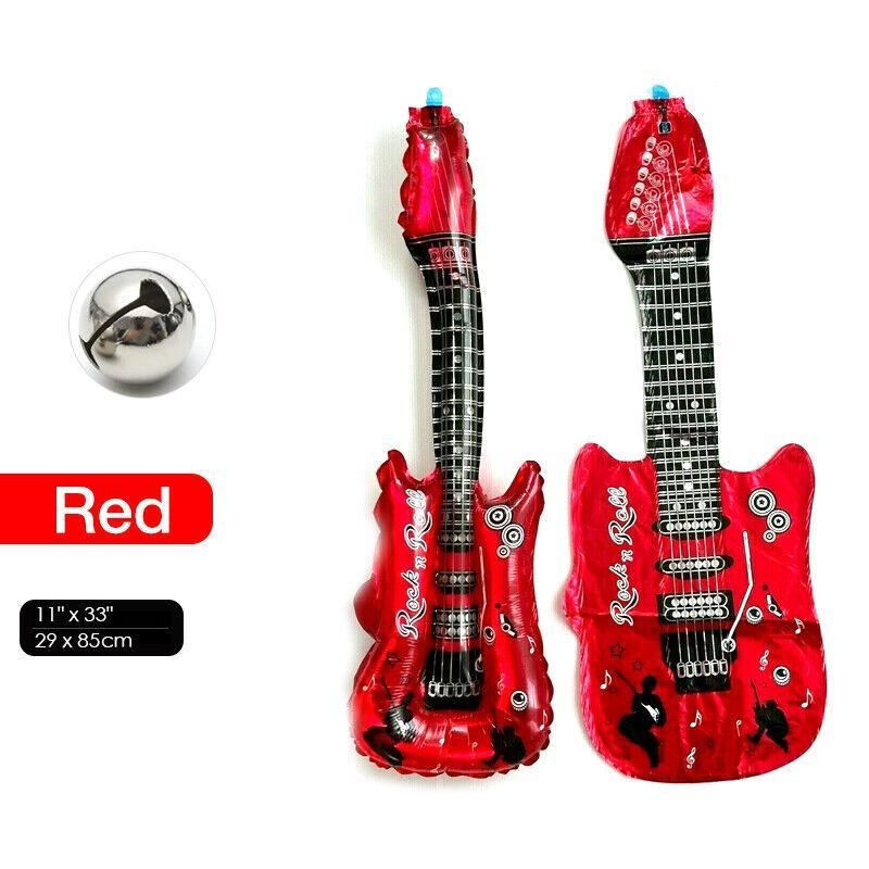 Guitar Fill Air Balloon Decoration 4Colours 1PC