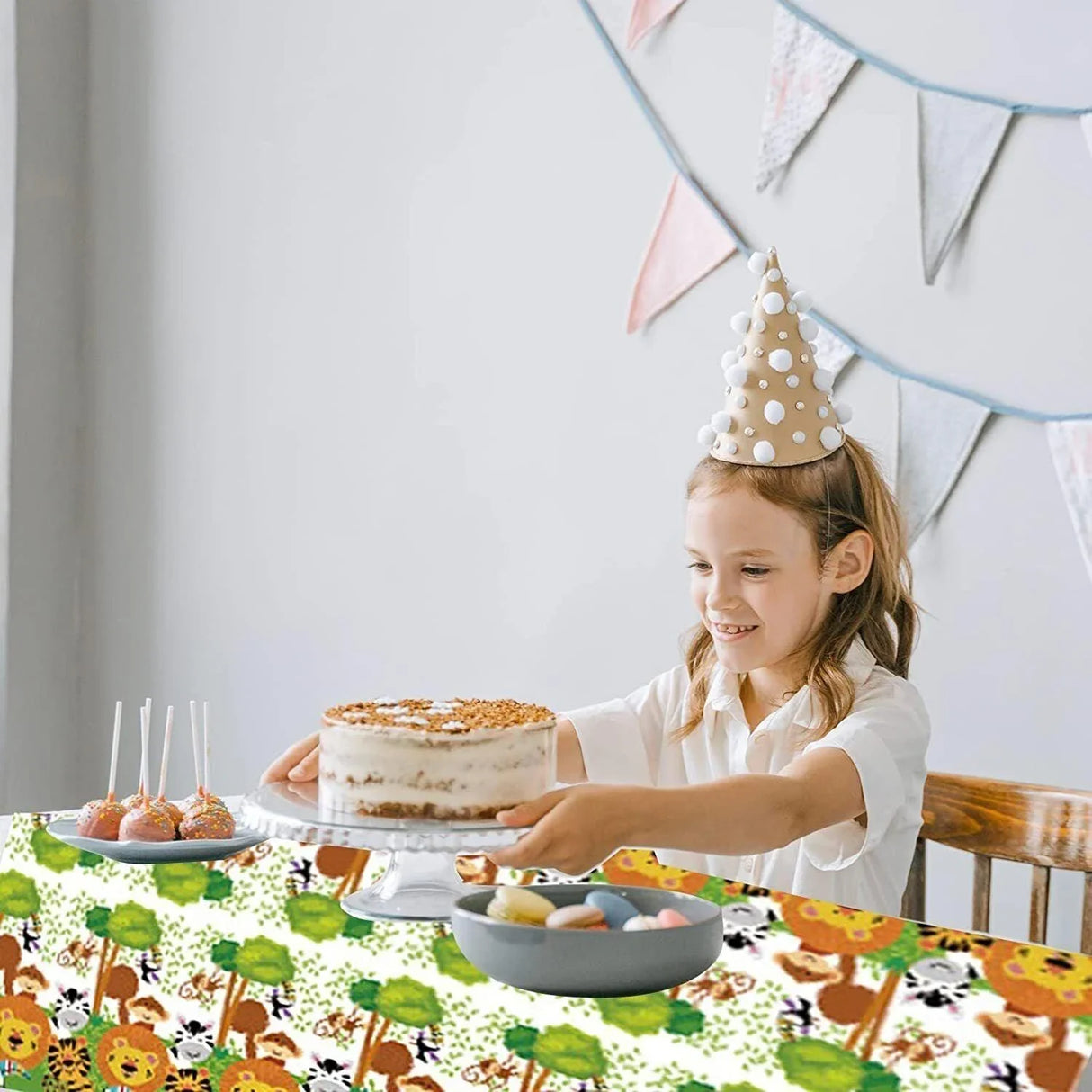 Oilproof Washable Plastic Tablecloth 1PC