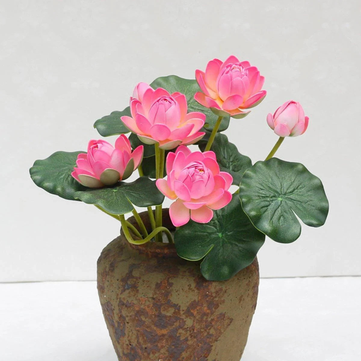 Simulation Lotus Artificial Flowers 2PCS