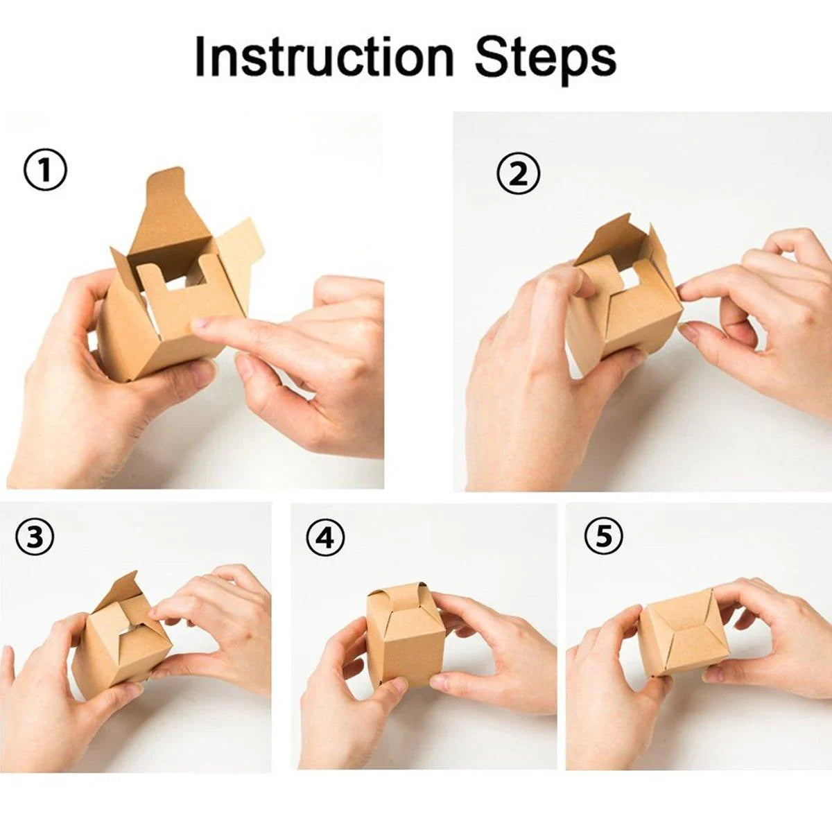 Kraft Paper Favour Gift Boxes 100PCS