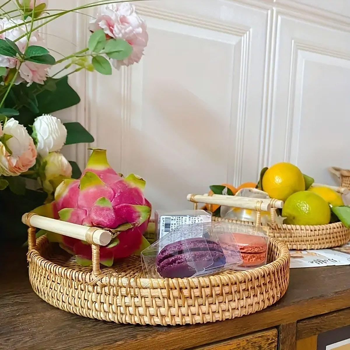 Rattan Woven Basket 3 Size