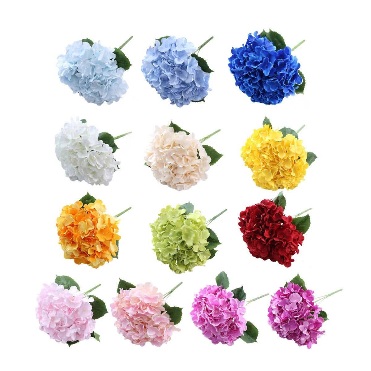 Hydrangea Artificial Flowers 3PCS