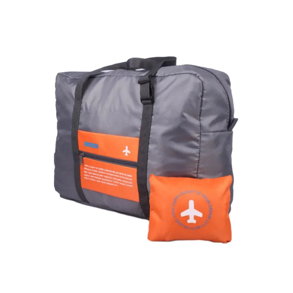 Duffel Storage Bag Waterproof Nylon 4 Colors 1 Piece