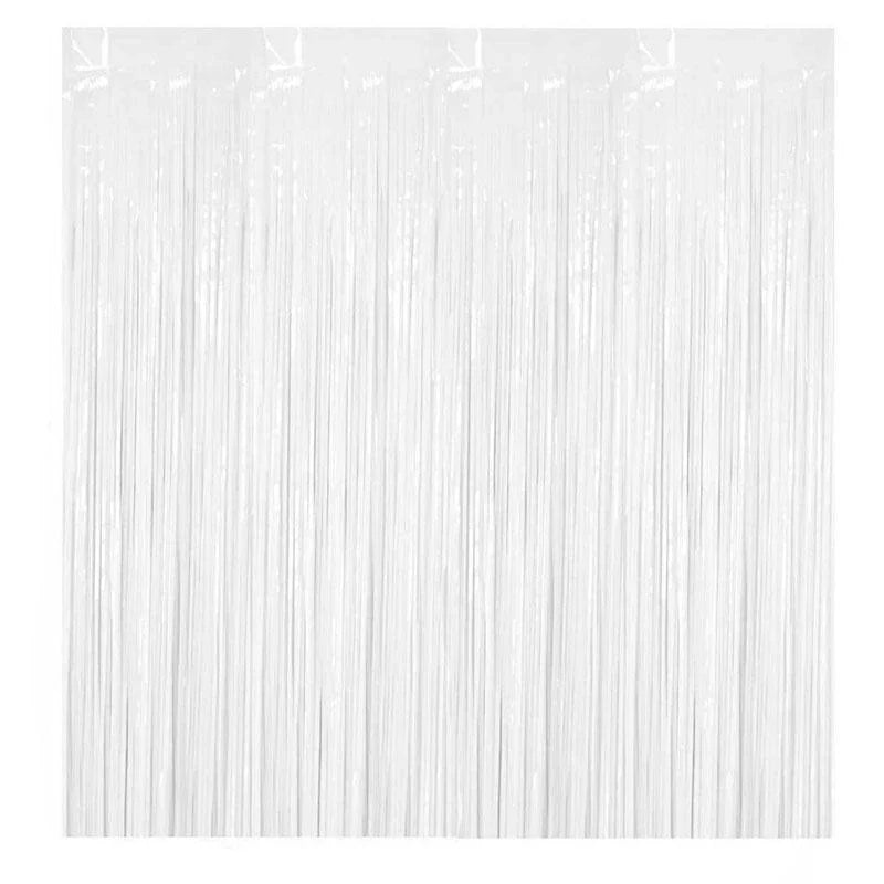 Metallic Tinsel Curtain Backdrop Party Decoration 1PC