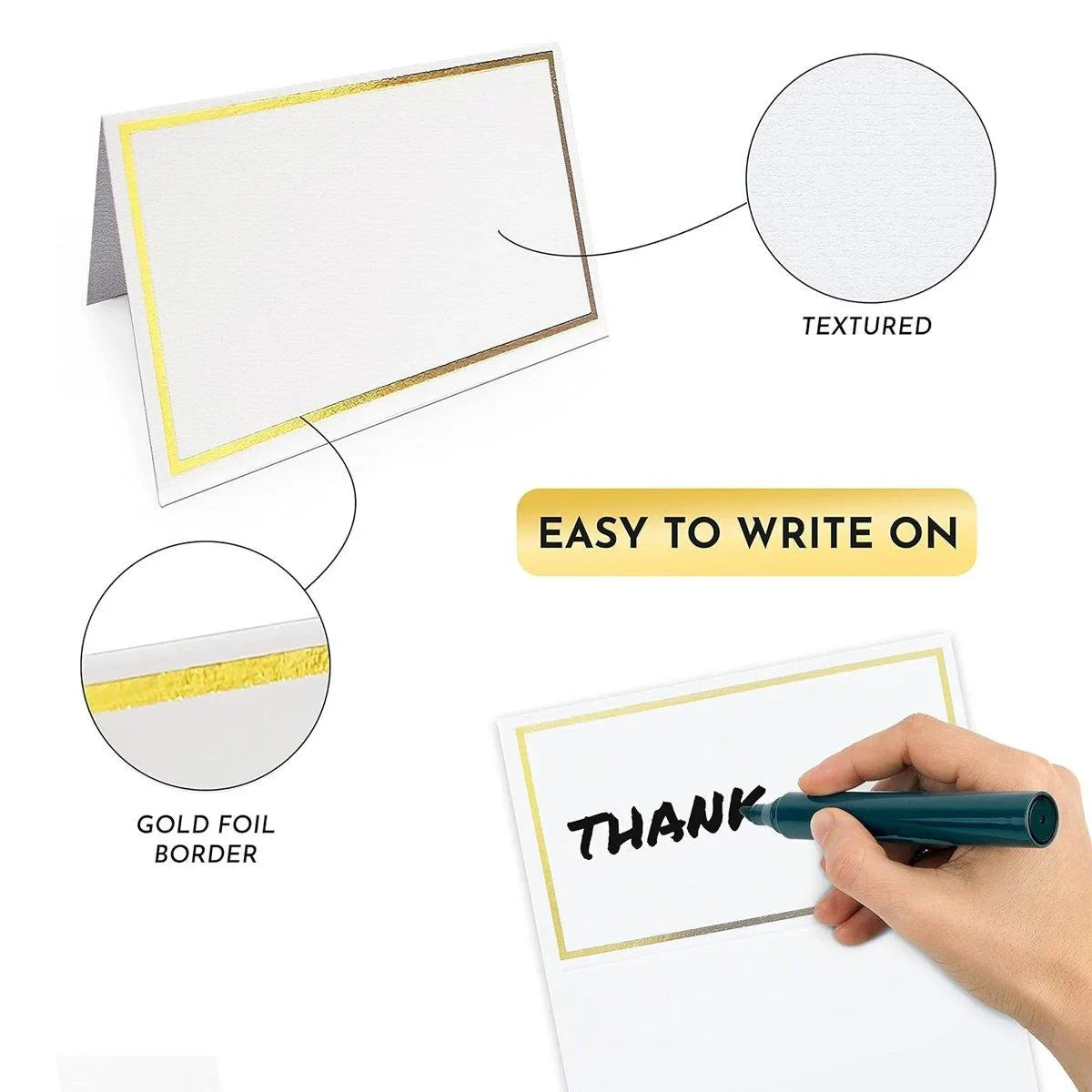 Seat Name Card Writable 200PCS