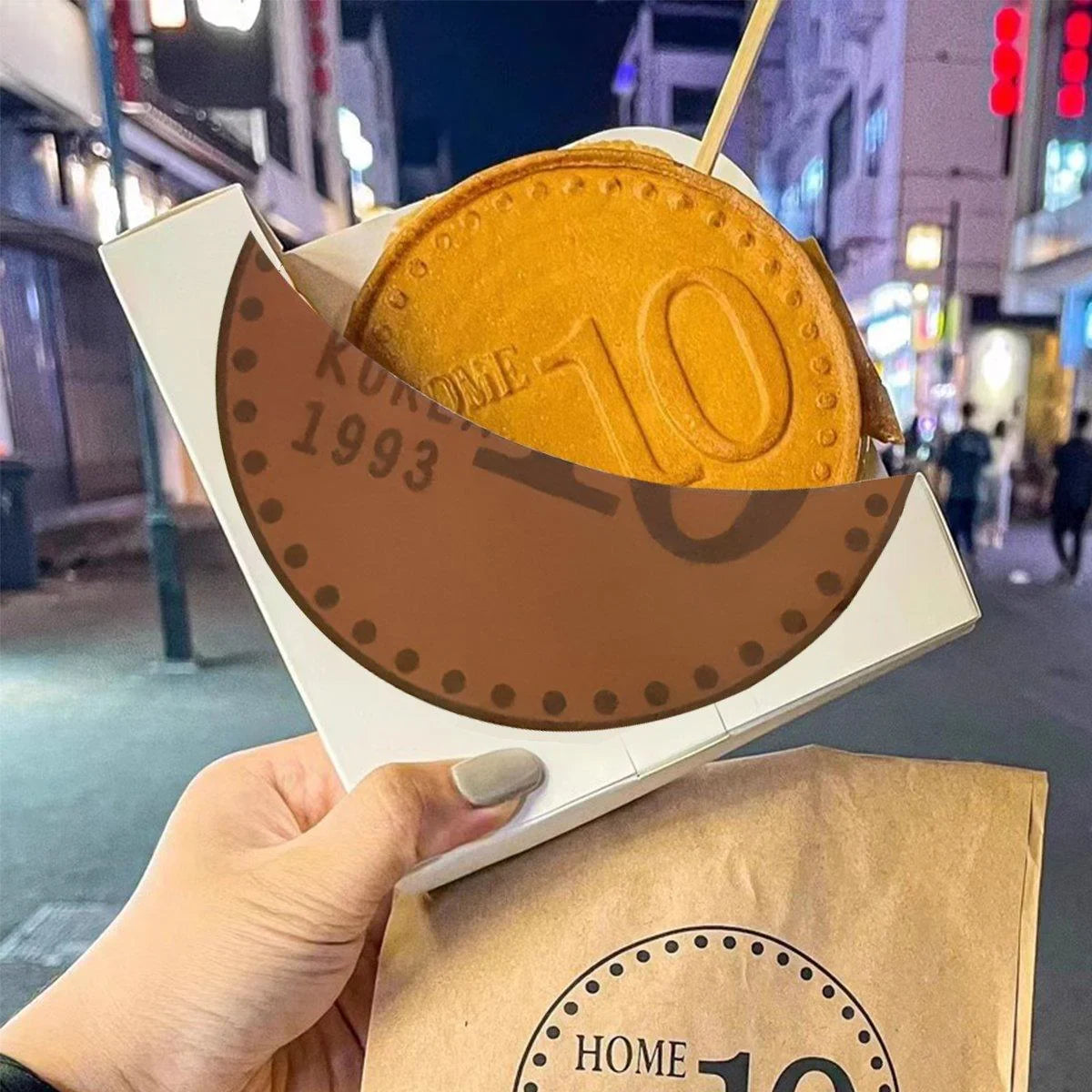 Paper Food Packaging Boxes Round 100PCS