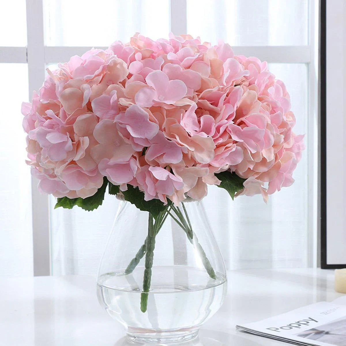 Hydrangea Artificial Flowers 3PCS