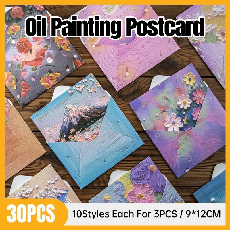Card Stock Post Card Mini Envelope Set 30PCS