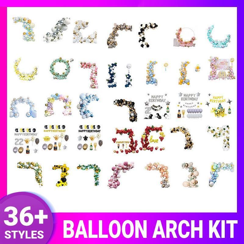 Macaron Balloon Arch Kit Party Decor Various 96-195PCS