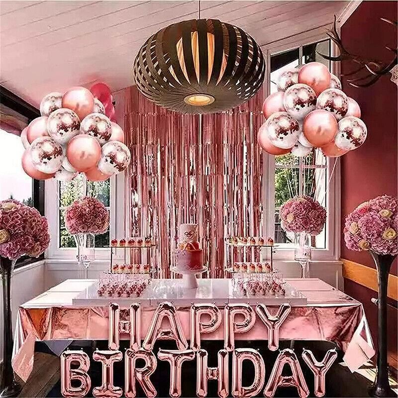 Birthday Balloons Party Decorations Sequin 1Set