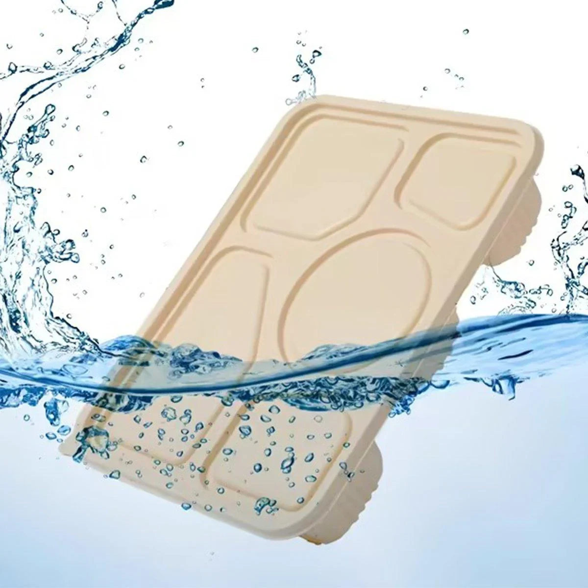 50pcs Degradable Corn Starch Box Food Container