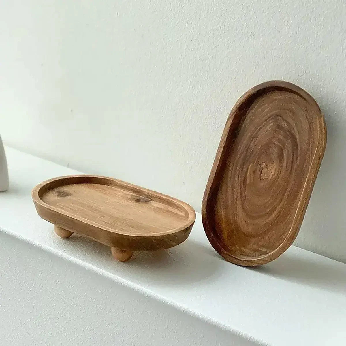 Multifunctional Wooden Tray 1PC