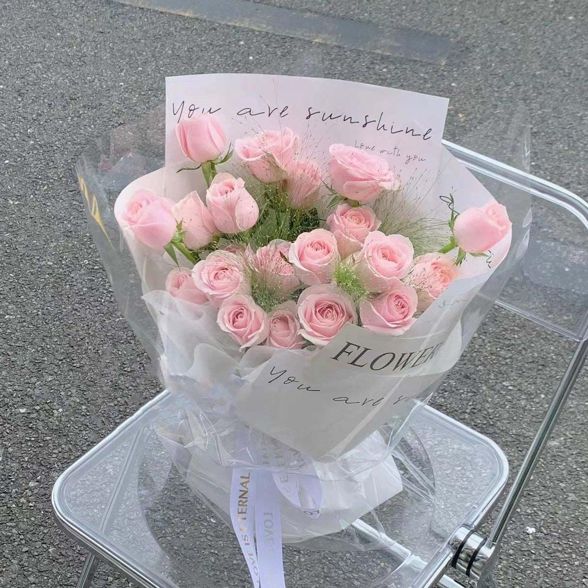 Wrapping Paper Floral Packaging 100 PCS