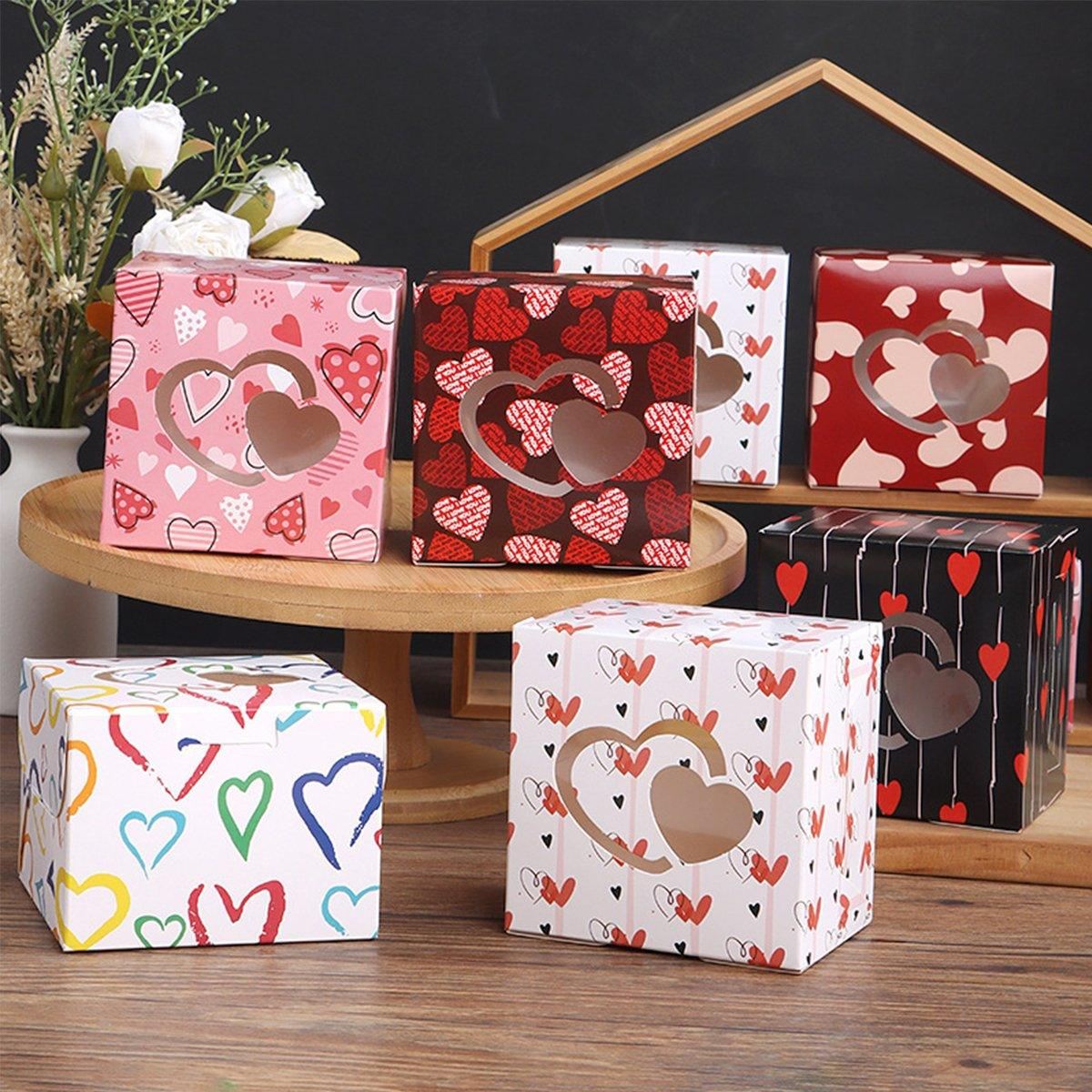 25PCS Large Square Colour Gift Boxes
