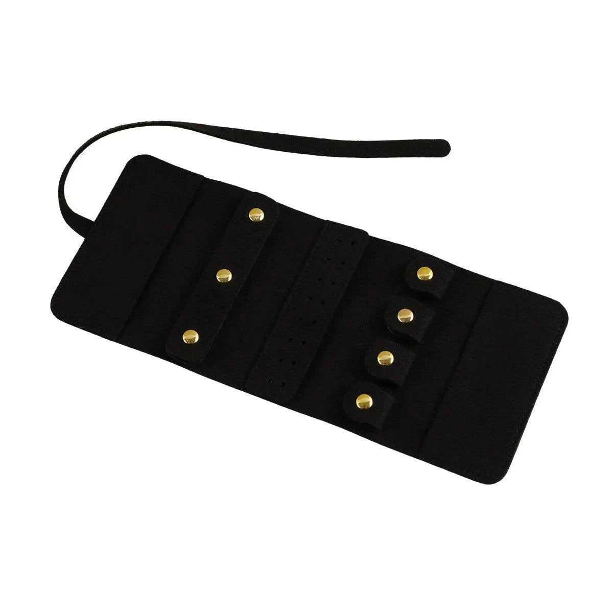 Travel Portable Jewelry Organizer Pouch 9Colours 1PC