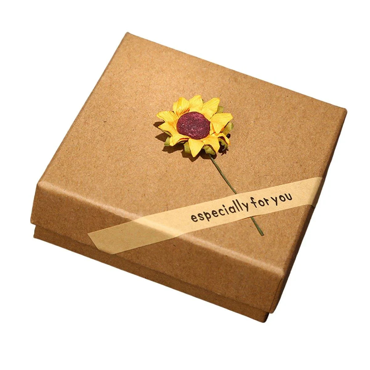 Kraft Paper Jewelry Gift Boxes 50PCS