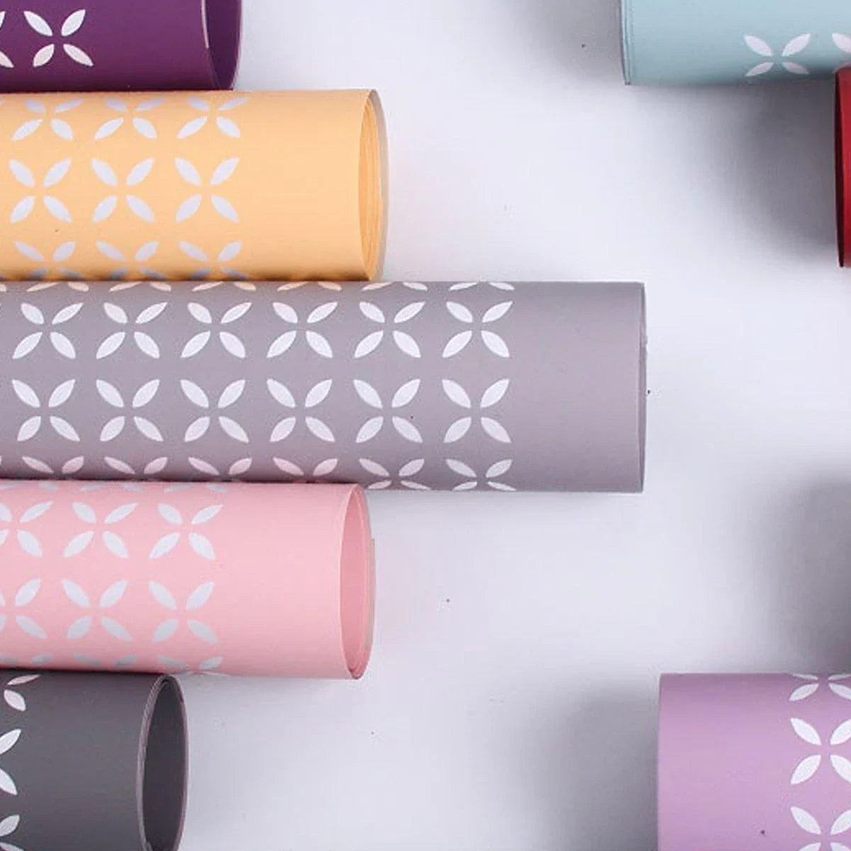 Waterproof Two-Tone Print Wrapping Paper 100PCS