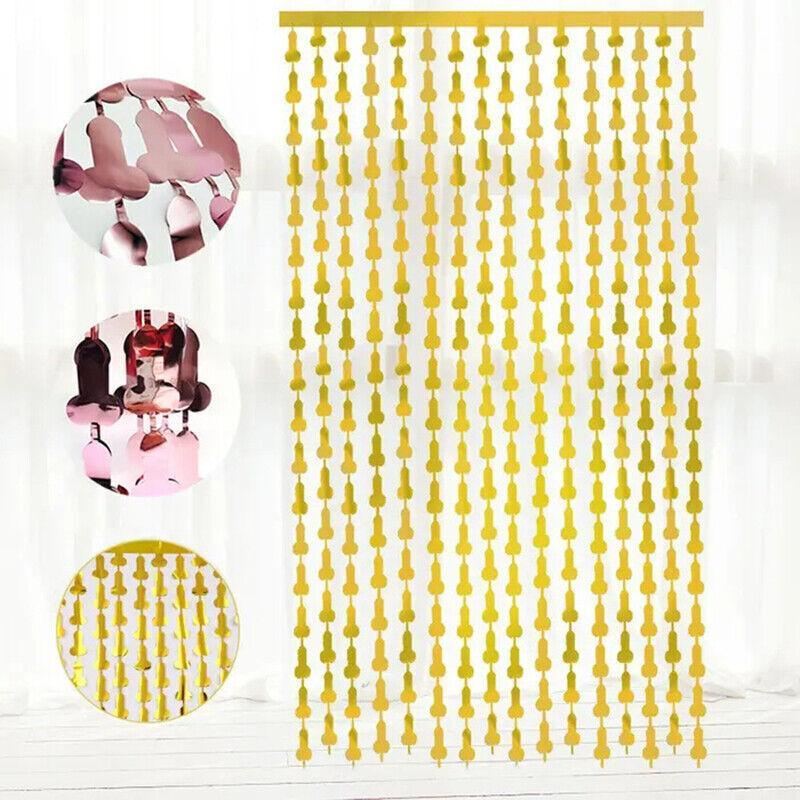 Willy Tinsel Curtain Metalic BackDrop 1PCS
