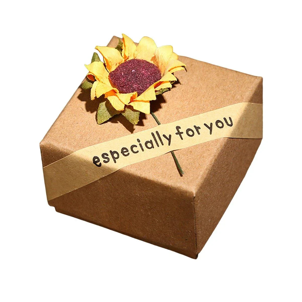 Kraft Paper Jewelry Gift Boxes 50PCS