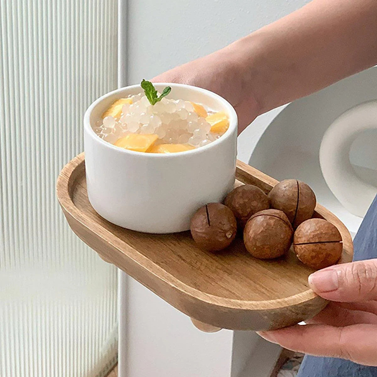 Multifunctional Wooden Tray 1PC