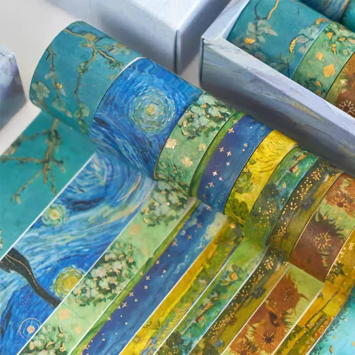 Decorative Craft Tape 2 styels 10 rolls set