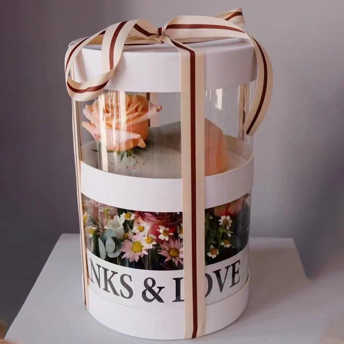 Clear Round Cake Box Cupcake Packaging 10PCS