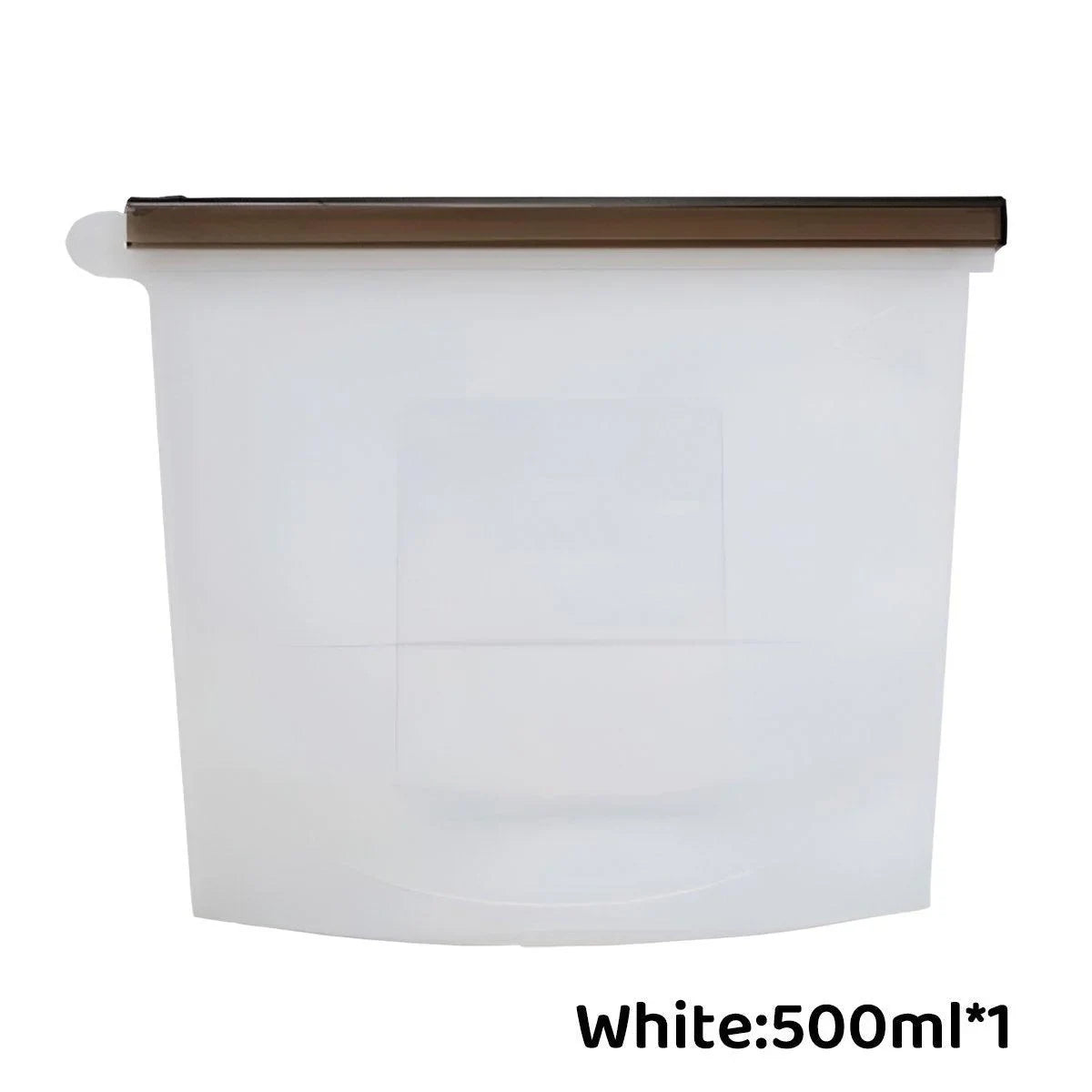 Reusable Silicone Food Storage Bags 500ml-1000ml