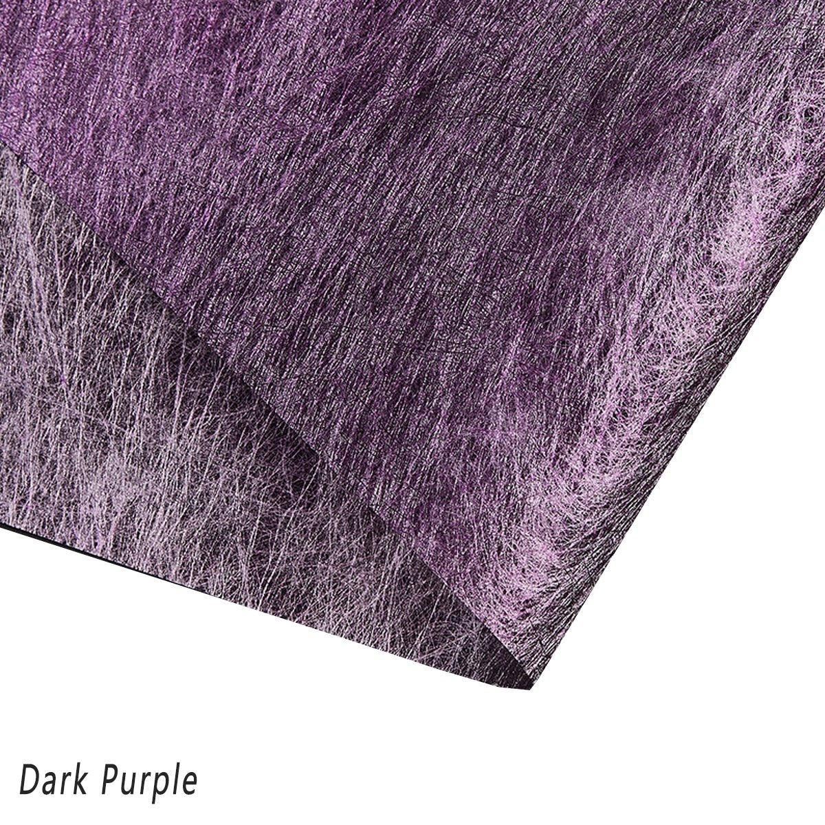 A selection of fabric sheets in various colors, including pink, white, brown, and blue.