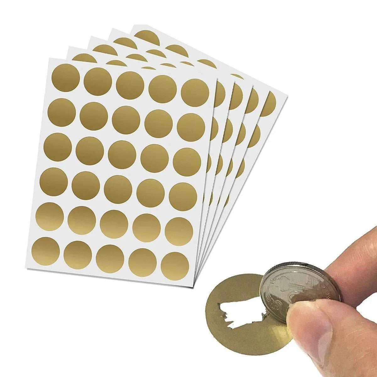 20 Sheets Round DIY Sticker Labels