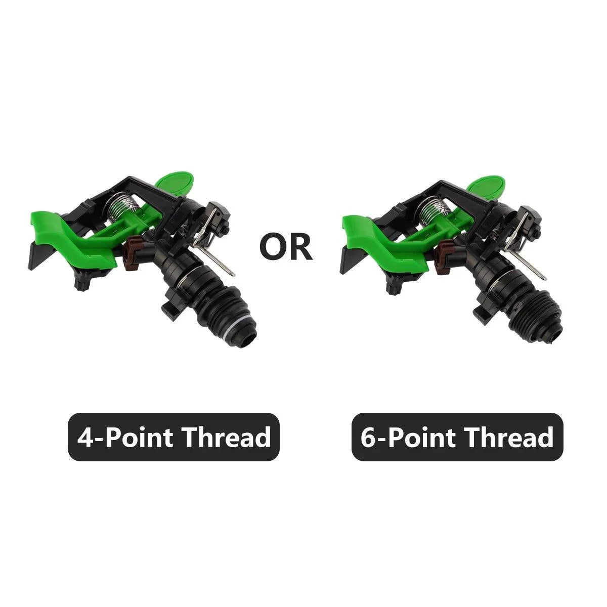 Agricultural Irrigation Lawn Rotating Sprinkler Heads 6Colours 1PCS