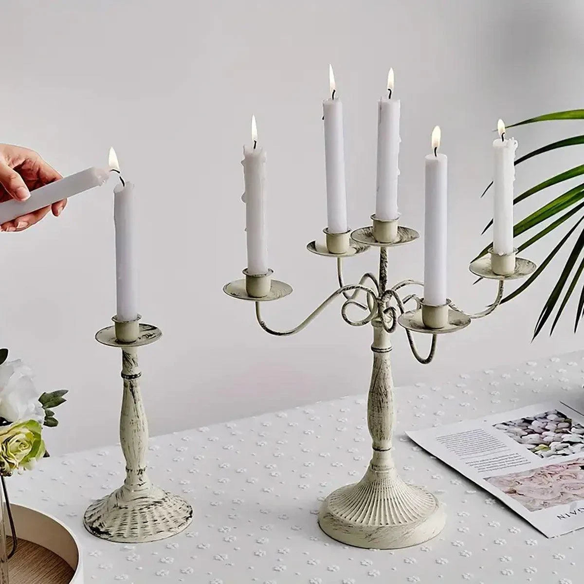 Metal Candlestick Holder 1PC