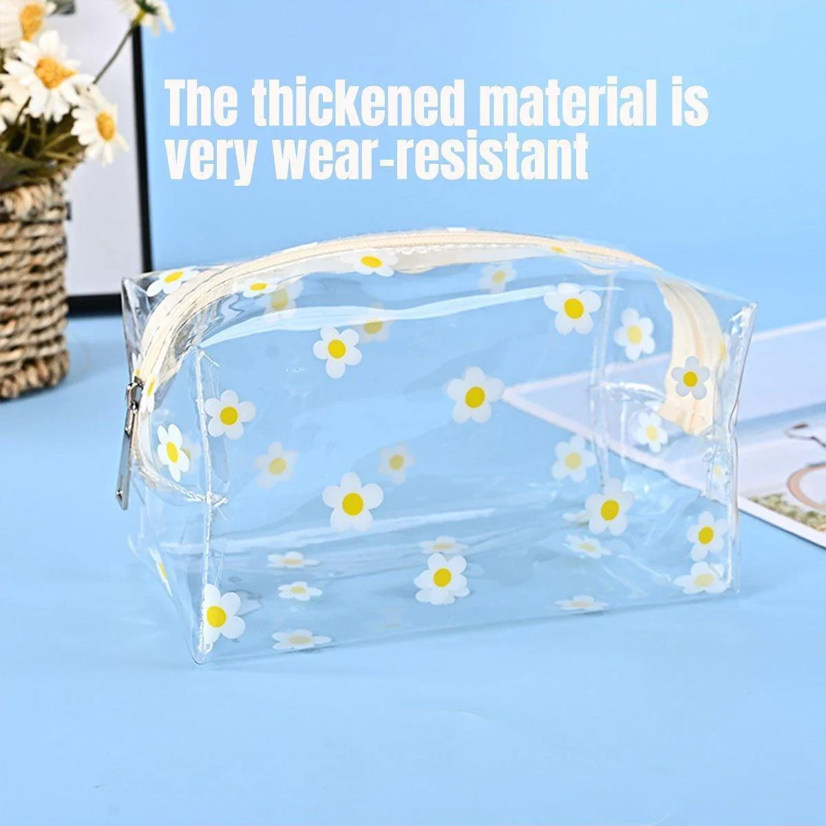 Large Capacity Transparent Storage Bag 2PCS
