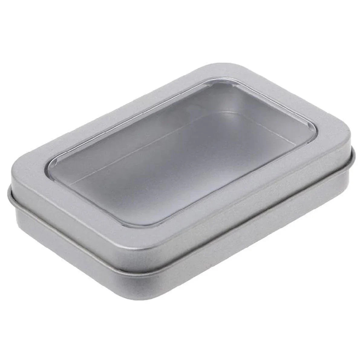 Full Window Rectangular Tinplate Iron Box 10PCS