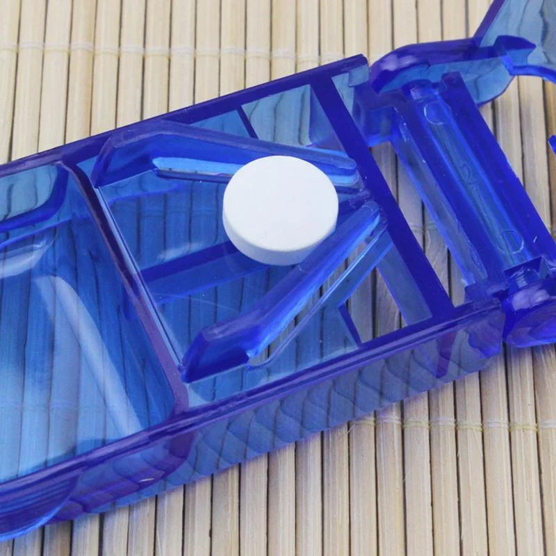 Portable Pill dispenser Storage Box Blue 1Pack