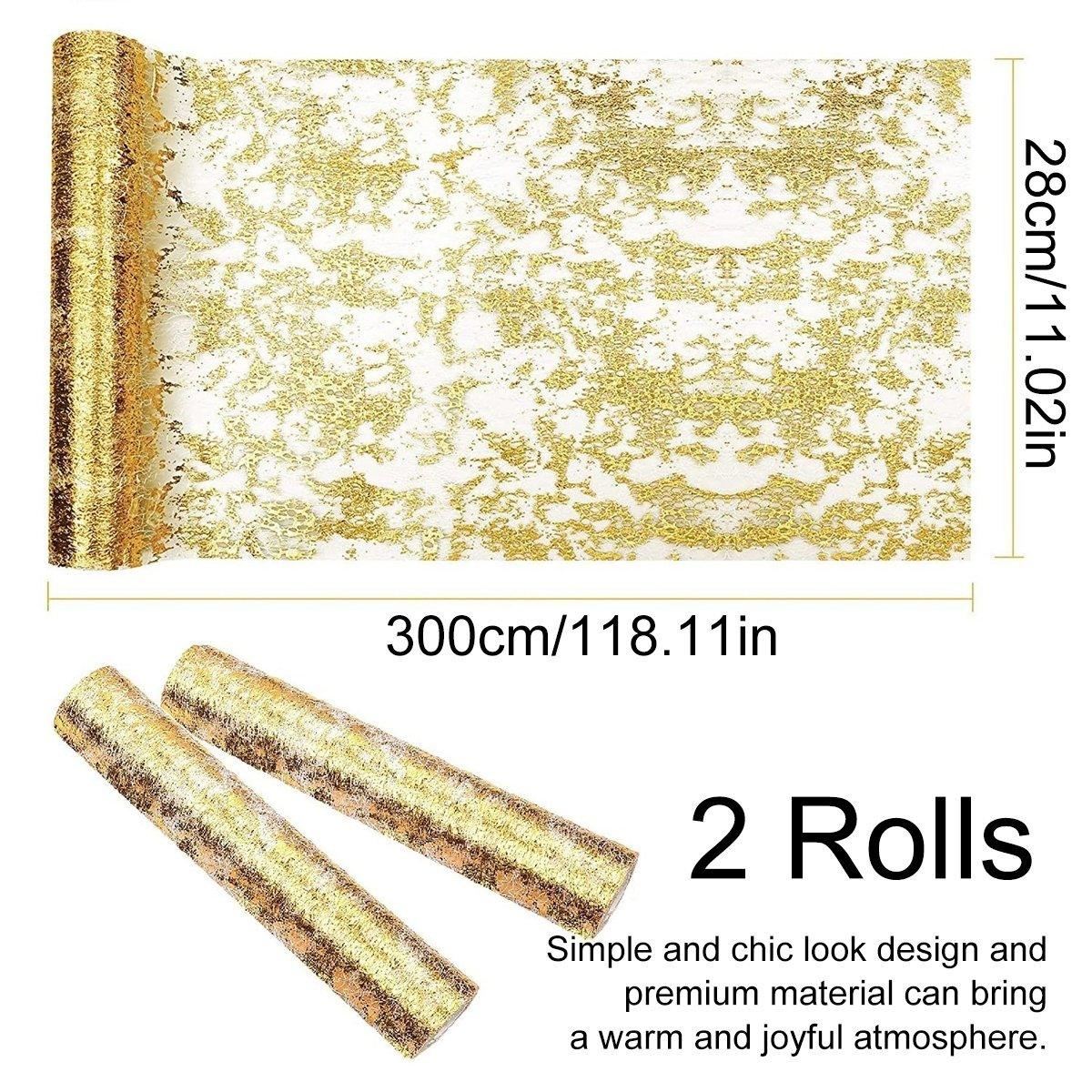 Mesh Tablecloth Party Decoration 2 Rolls