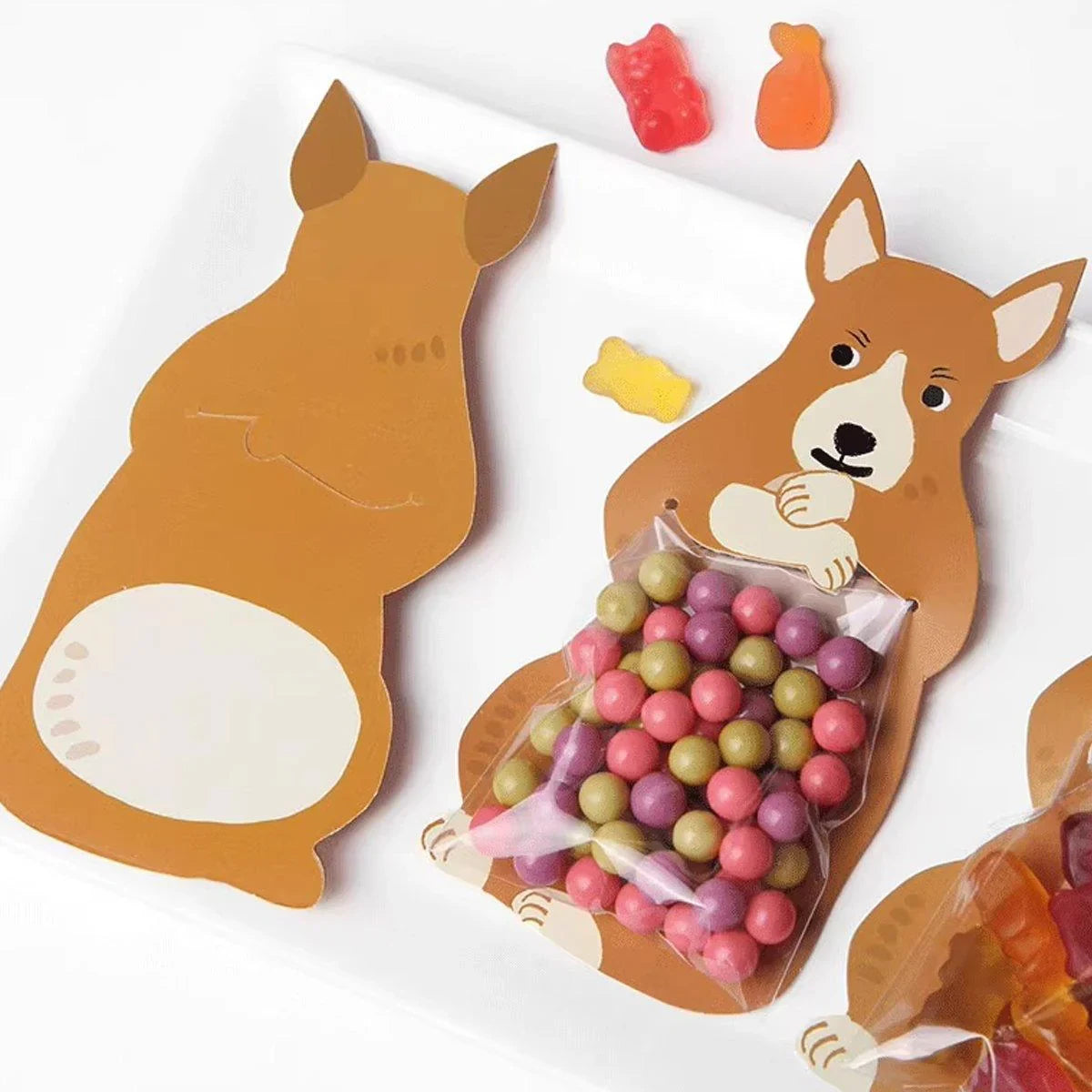 Eco-Friendly Paper Treat Pouches 100PCS