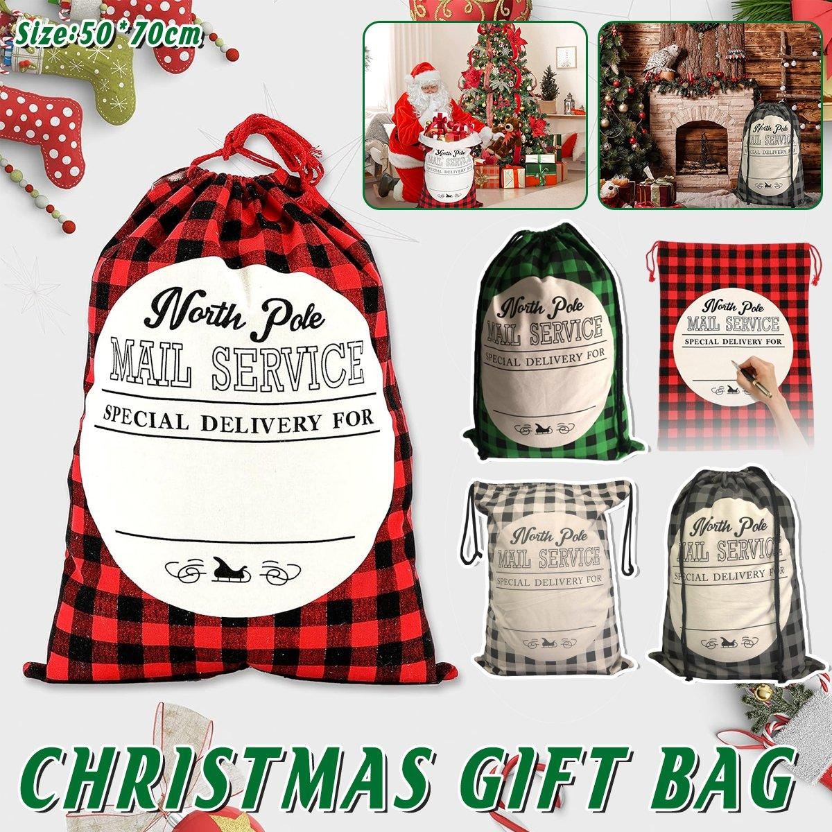 Gift Bags Santa Bundle Sacks Apple 4Colors 1PC